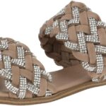 CAPRICE Damen Pantolette Flach Leder bequem Bark Crystal-0