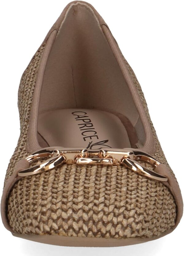 Caprice Damen Ballerinas Bast Elegant Leder Textil MEMOTION-2