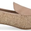 CAPRICE Damen Slipper Elegant Flach Leder Textil Memory-3