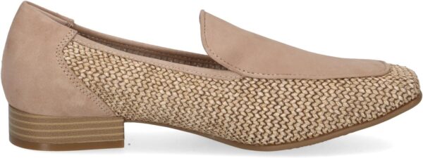 CAPRICE Damen Slipper Elegant Flach Leder Textil Memory-3