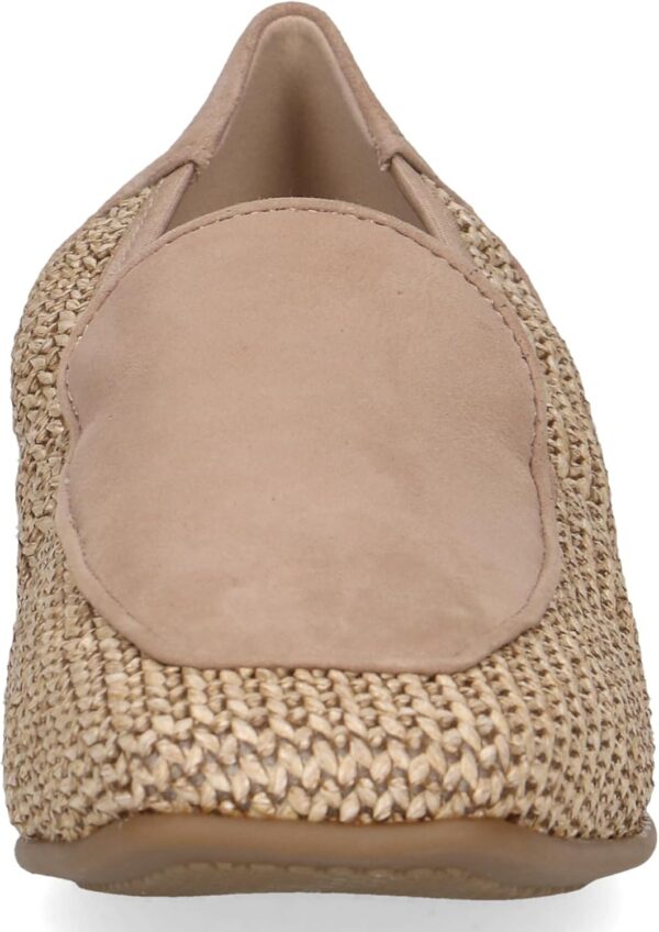 CAPRICE Damen Slipper Elegant Flach Leder Textil Memory-2