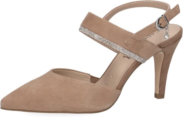 CAPRICE Slingpumps G-Weite Leder Memory-Schaum Damen-0