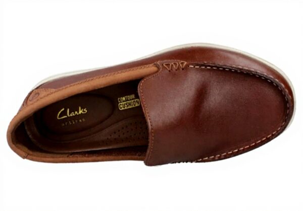 Clarks Herren Bratton Loafer Mocassins Leder Komfort