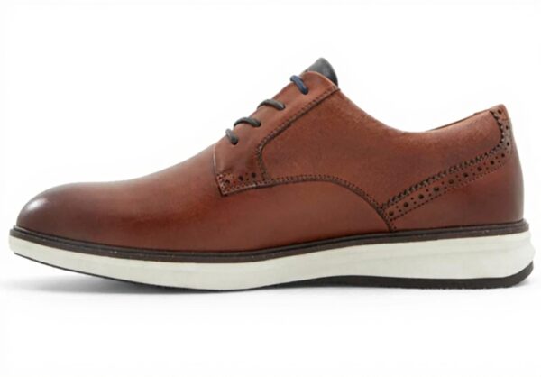 Ted Baker Herren Oxford Schuhe Leder Cognac Schnürhalbschuhe