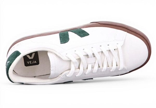 Veja CampoSneaker Herren chromfrei Leder Sneaker White Bark