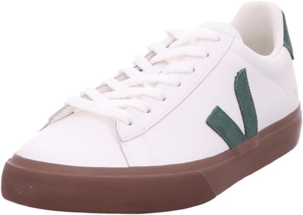 Veja CampoSneaker Herren chromfrei Leder Sneaker White Bark-0