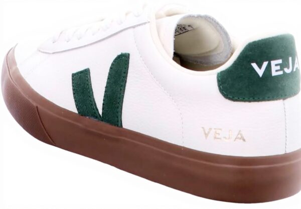 Veja CampoSneaker Herren chromfrei Leder Sneaker White Bark