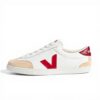 Veja Herren Volley Sneaker Weiß Pekin Rinde Gummisohle