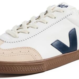 Veja Herren Sneaker Weiß Bootsbark Leder Volley-0