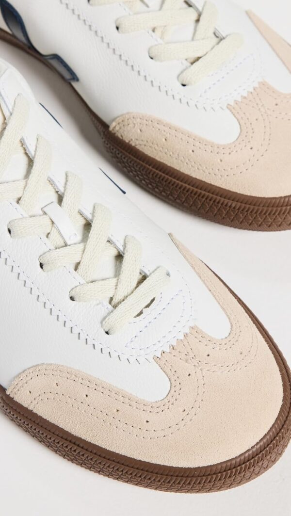 Veja Herren Sneaker Weiß Bootsbark Volley Leder-3