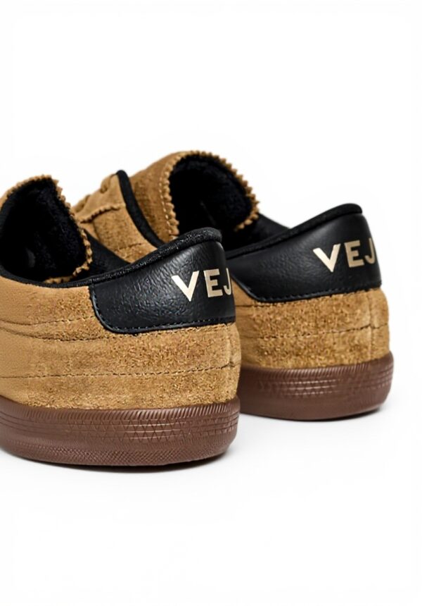 Veja Panenka Herren-Sneaker Tent Black Bark Gummisohle