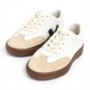 Veja Damen Sneaker Volley Bio-Leder Weiß Nautico Bark