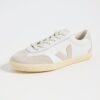 Veja Sneaker Damen Weiß Natur Leder Volley Gummisohle-1