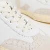 Veja Sneaker Damen Weiß Natur Leder Volley Gummisohle-4