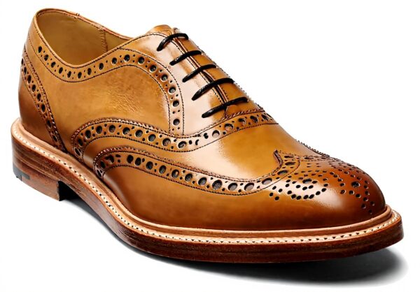 Herren Oxford Anzugschuhe BARKER Leder handgefertigt Derby