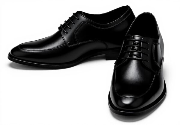 CALTO Herren Höhensteigerungsschuhe Leder Derby 2,8 Zoll