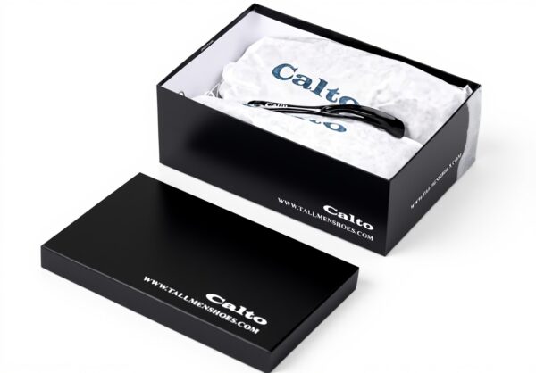 CALTO Herren Höhensteigerungsschuhe Leder Derby 2,8 Zoll