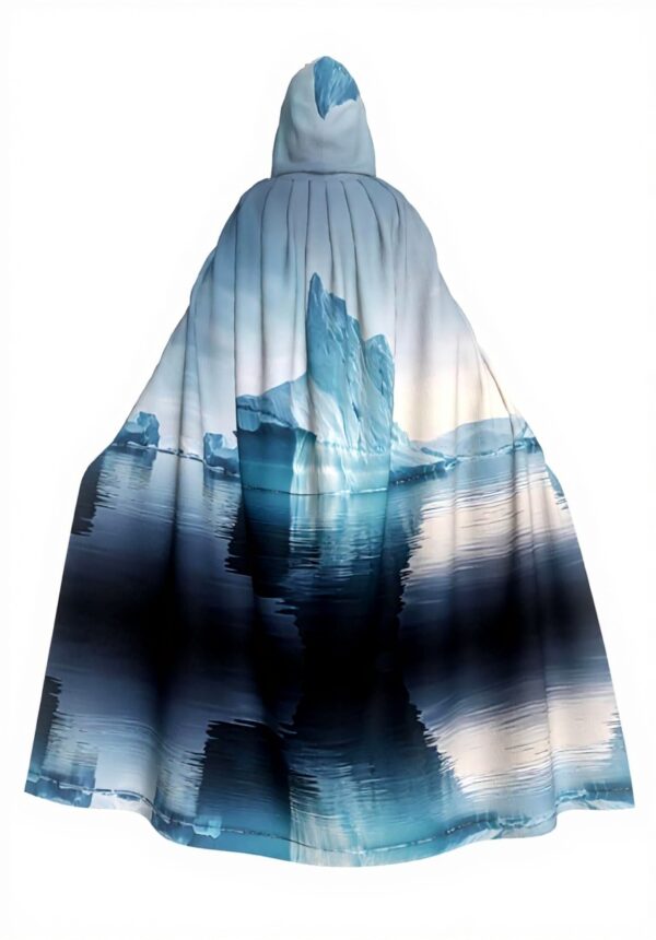Icebergs Halloween Umhang Kapuze Erwachsene Polyester Fliege
