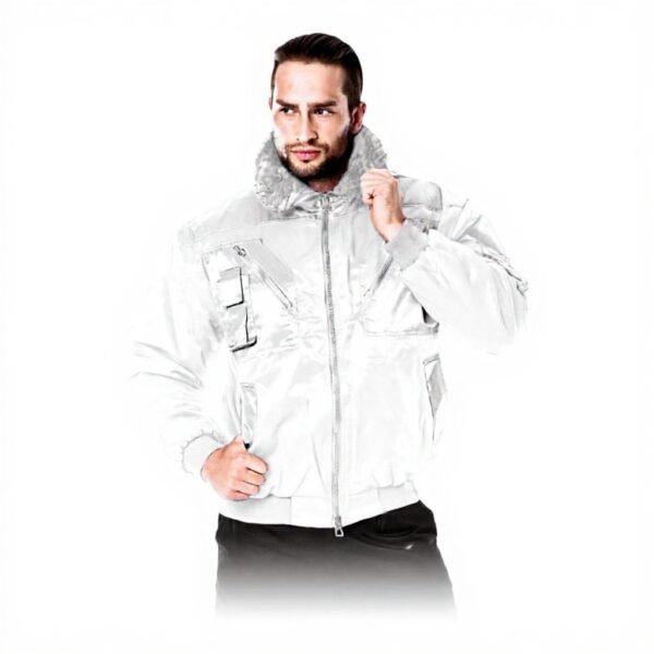 Reis Arbeitsjacke gefüttert Weiß 3XL Baumwolle Nylon