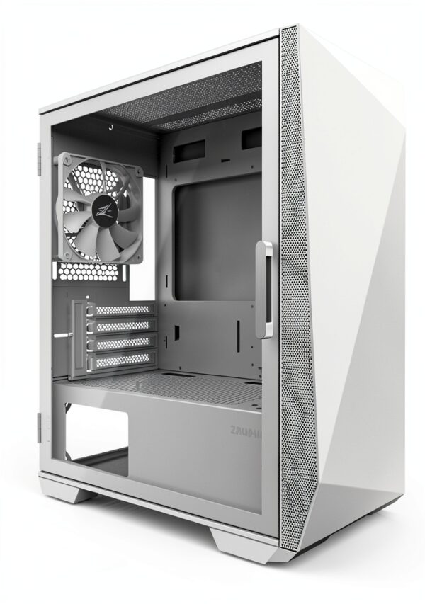 Zalman Z1 Iceberg PC Gehäuse Mini Tower weiß asymmetrisch