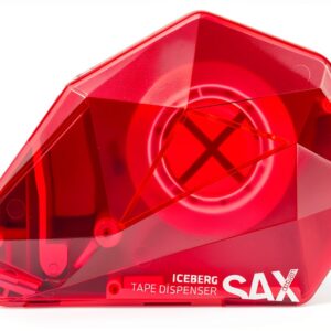SAX Iceberg Klebebandabroller Pink ergonomisch Bürobedarf-0