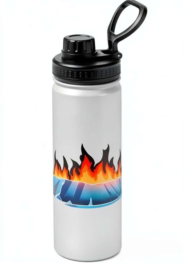 Burning Iceberg Thermosflasche Edelstahl Isoliert Outdoor