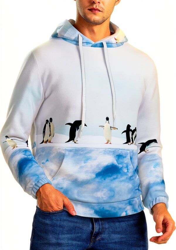 Pinguin Kapuzenpullover Herren DUWAA bequem schwerer Hoodie